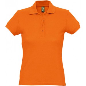 POLO PIQUÉ M/M 4 BOT PASSION LARANJA
